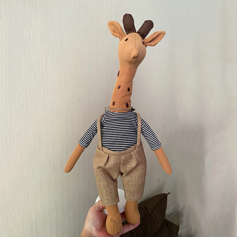 

40CM Plush Toys For Kid Cute Stuffed Deer Doll Lovely Couple Giraffe Toy For Children Girl Toy Baby Appease Doll Home Decor Gift
