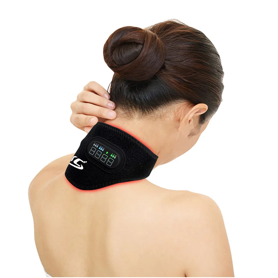 

3,6 Вт нм носимые устройства красная инфракрасная фототерапия Светодиодная лампа для массажа шеи забота о здоровье