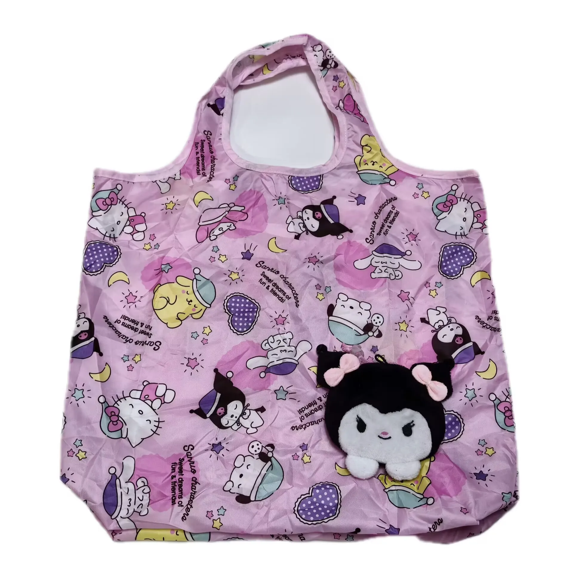 Sanrio Cinnamoroll Kuromi плюшевый Кошелек Сумки аниме мультфильм складной мешочек складные