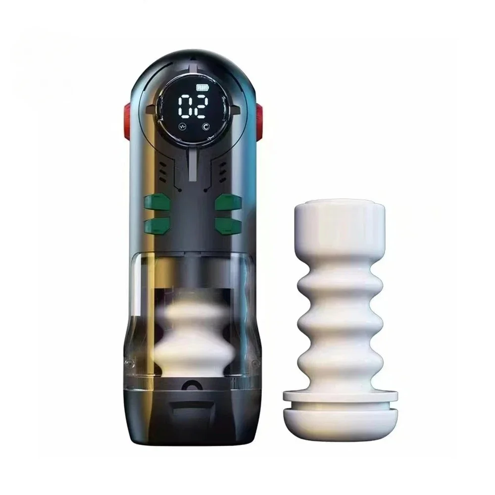 Автоматический мужской мастурбатор телескопический сосущий секс-игрушки с