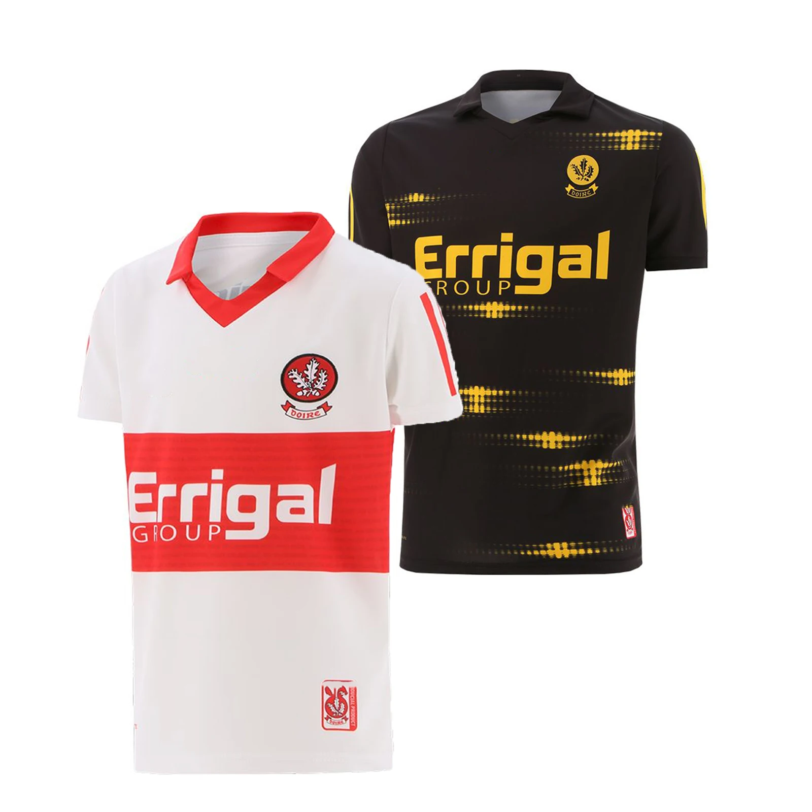 2022 Derry GAA Home/Goalkeeper 3-Stripe Jersey