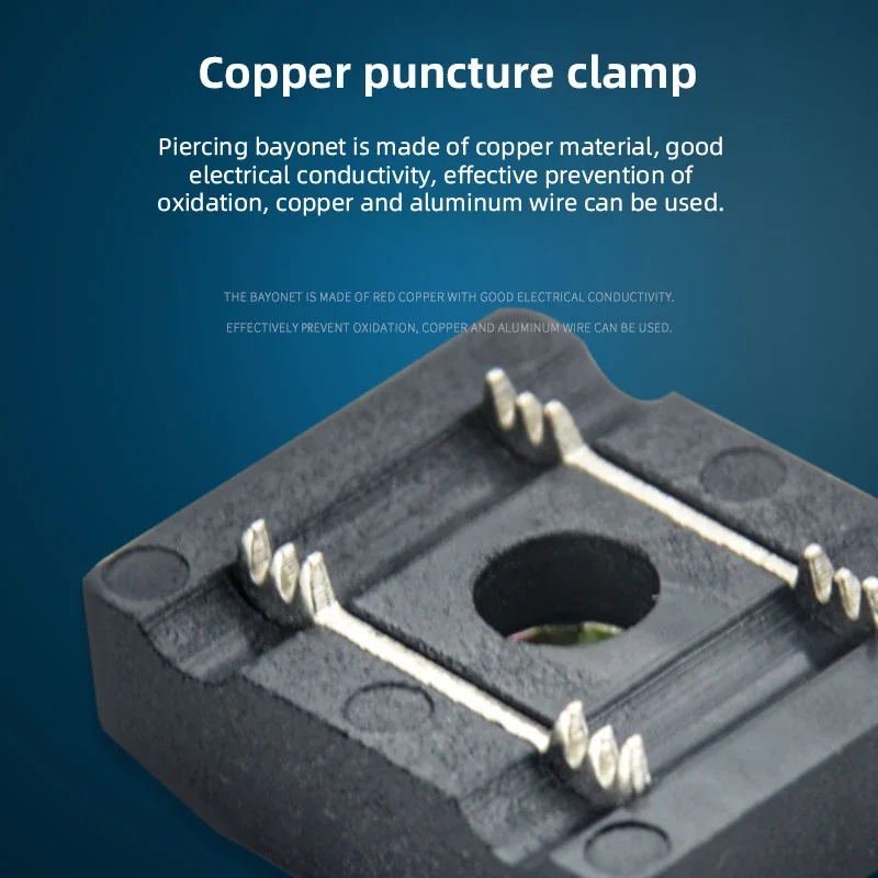Изолированный проволочный зажим 50A 400 В Т-образная Клемма фоторазъем для