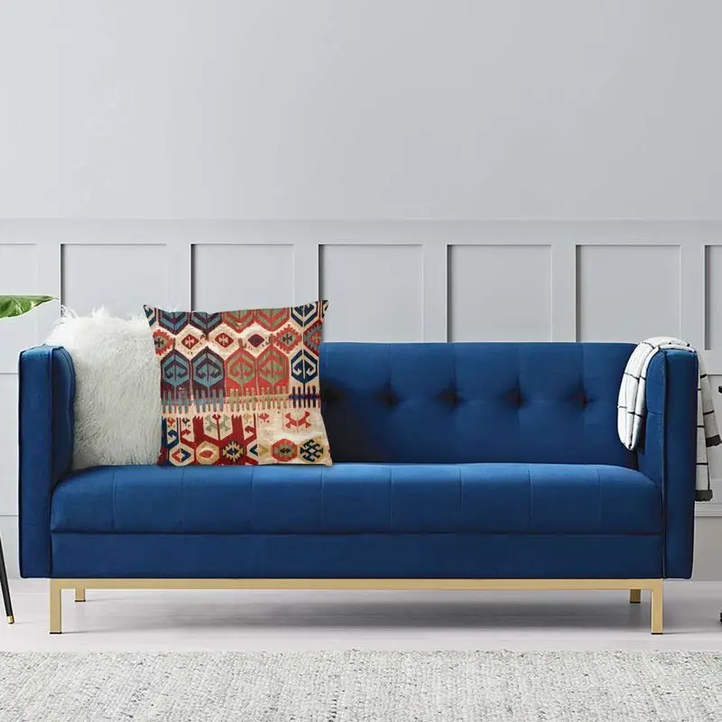 Aksaray племенные антикварные турецкие наволочки с принтом Kilim 45x45 см бархатные