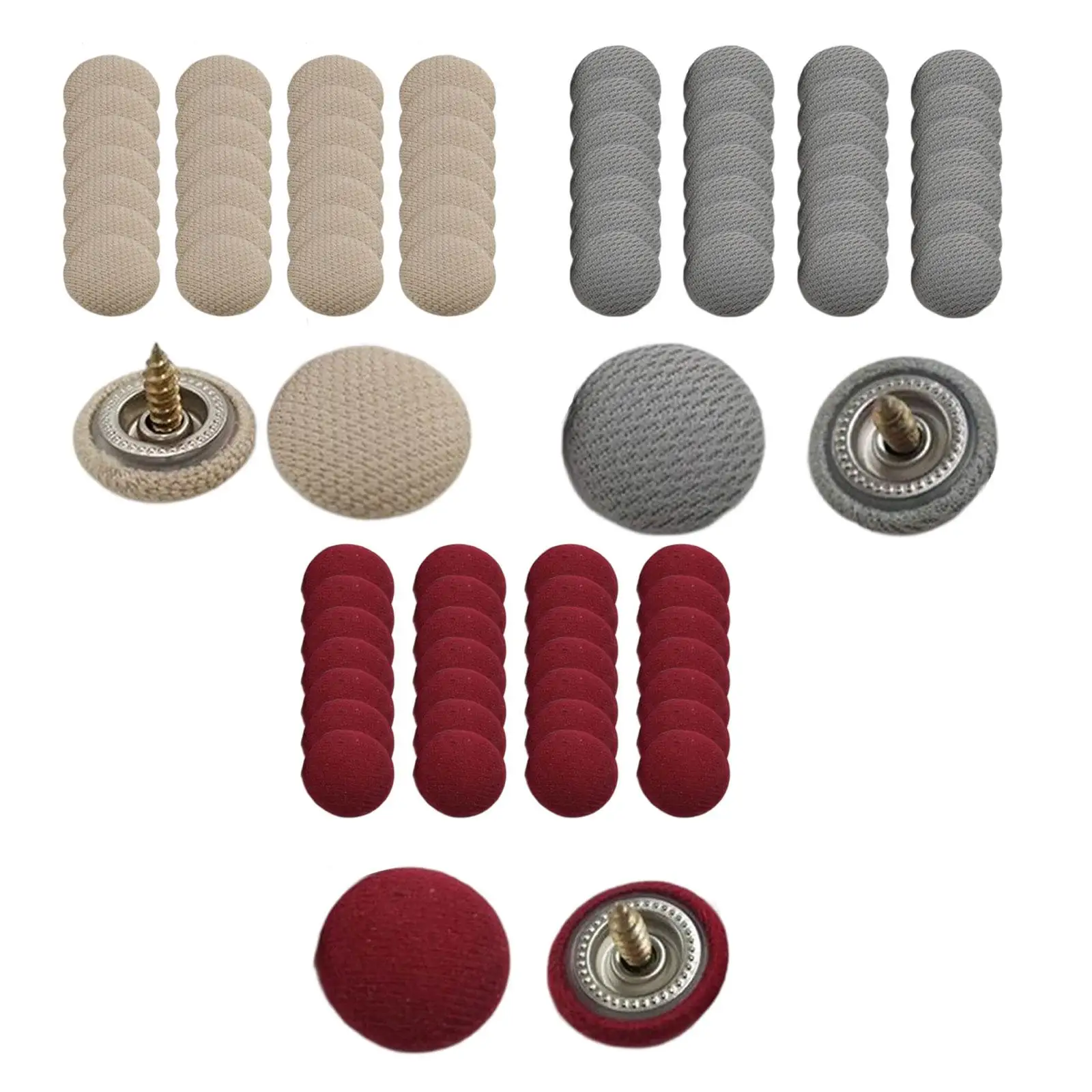 

30Pcs Headliner Repair Button Auto Rivets Retainer for Trains