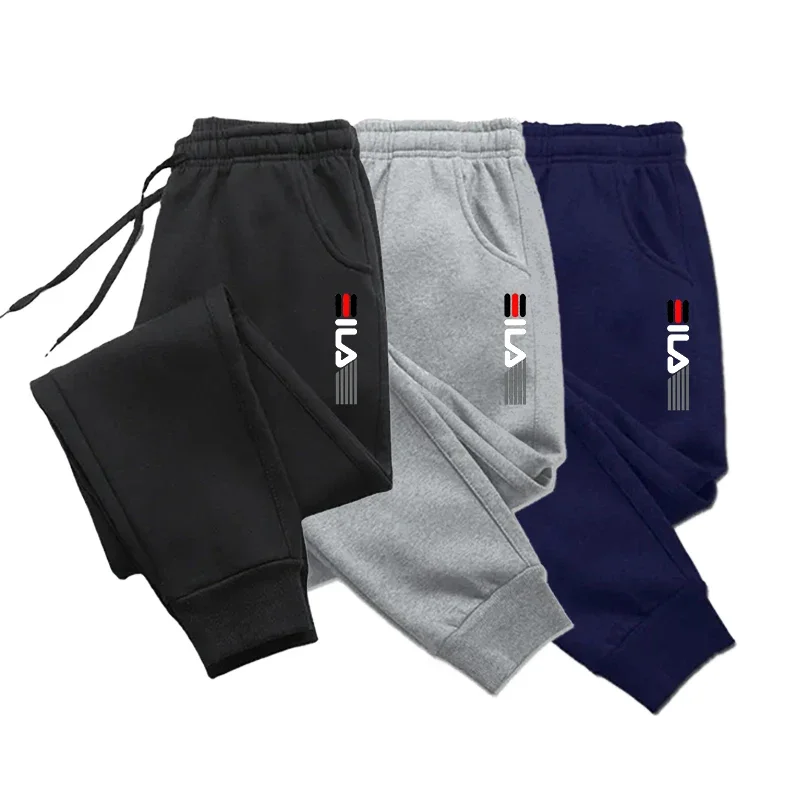 2023 Fitness Workout Brand Track Pants Autumn Winter Male Cotton Sportswear Trousers Joggers Sweatpants Men Casual Skinny Pants