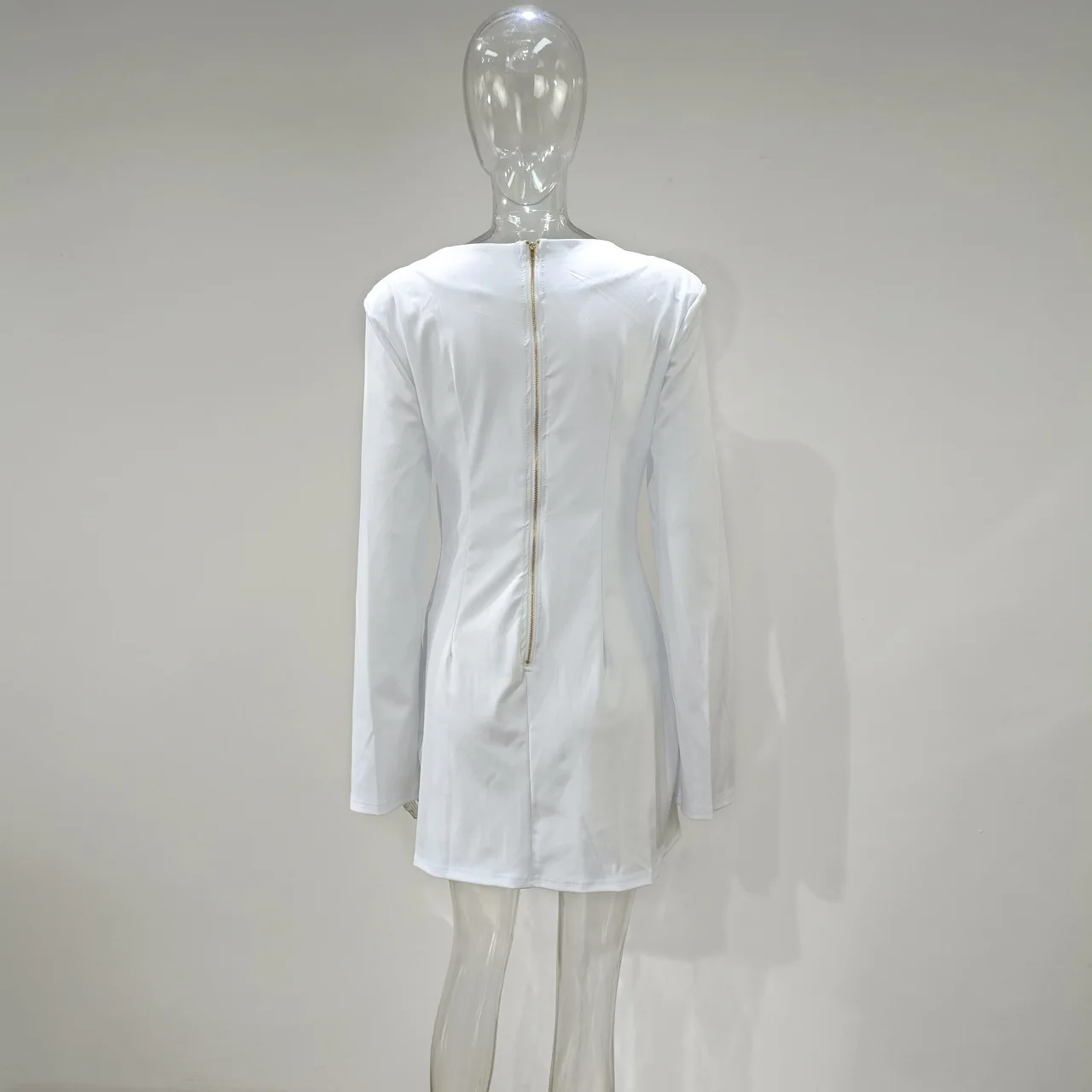 Женское платье-карандаш средней длины CM.YAYA Шикарное облегающее платье с разрезом