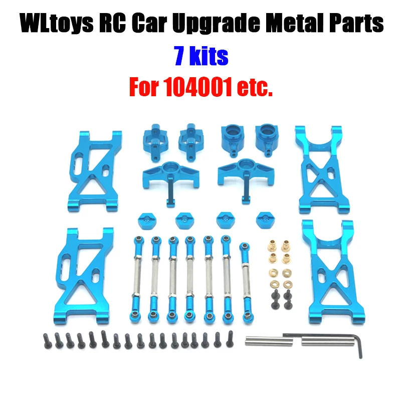 

Wltoys 1: 10 автомобиль с дистанционным управлением 104001, металлические обновленные аксессуары, поворотный рычаг, рулевая тяга, C сиденье (314)