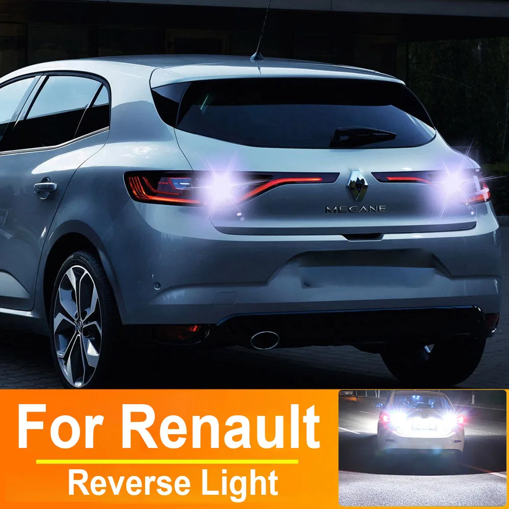 

2 шт. лампы заднего хода для Renault Megane 4 Scenic 4 Fluence Saloon W16W T15 921 912 светодиодный Canbus без заряда