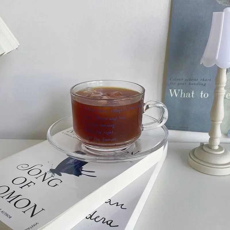 Креативная кофейная чашка с буквенным принтом 180 мл | Дом и сад