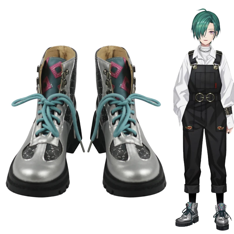 

VTuber Ryushen Anime boots Cosplay Ryuu Shen Shoes