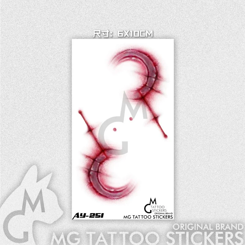 Татуировки для косплея на Хэллоуин наклейка женщин и мужчин временная