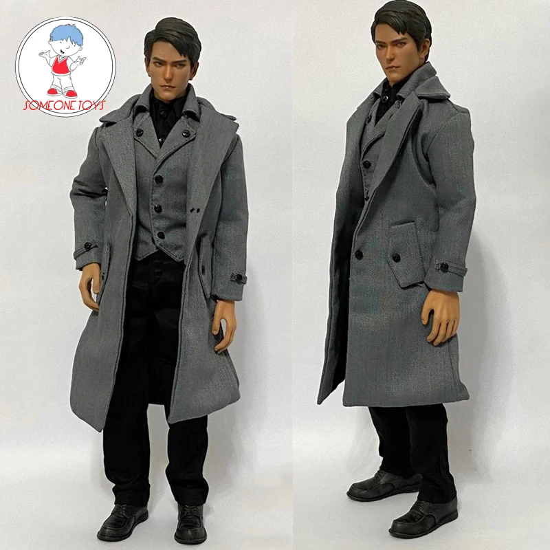 

Мужской серый костюм-майка с ветровкой и брюками, 12 дюймов