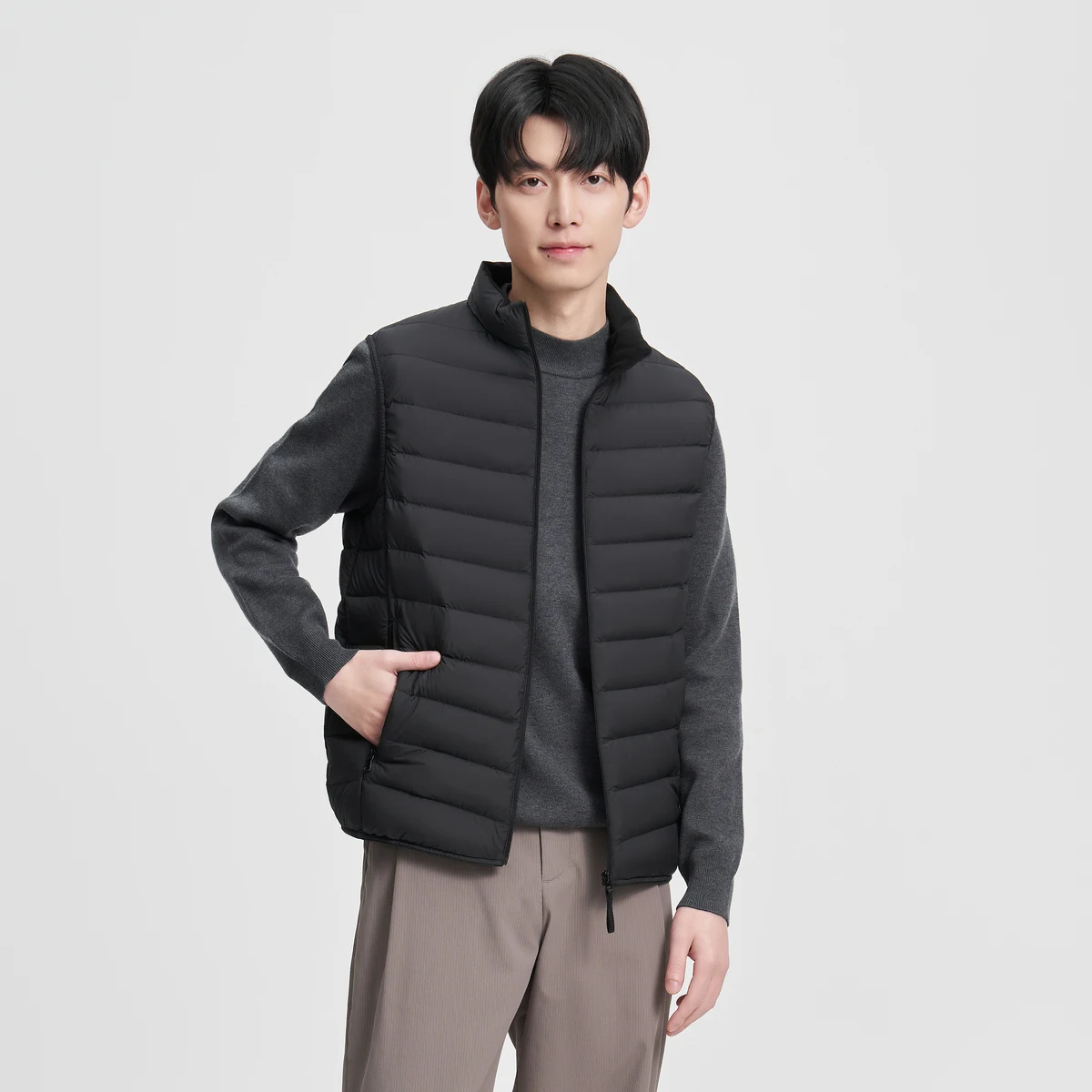 BOSIDENG 2024 Новый пуховой жилет для женского Зимнего пухового жилета с