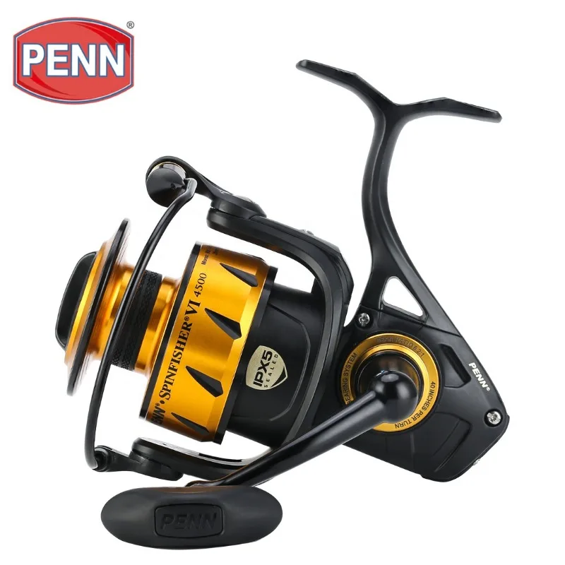 

Penn Spinning Fishing Reel Spinfisher VI SSVI 3500-10500 Full Metal Deep Sea Saltwater Drag Fishing Reels