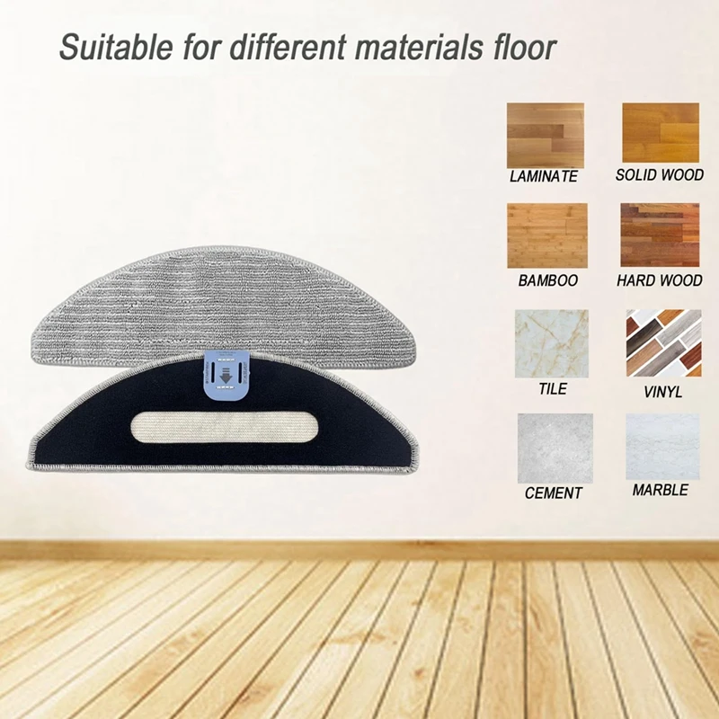 Подушечки для швабры и боковые щетки комплект аксессуаров робота-пылесоса Irobot