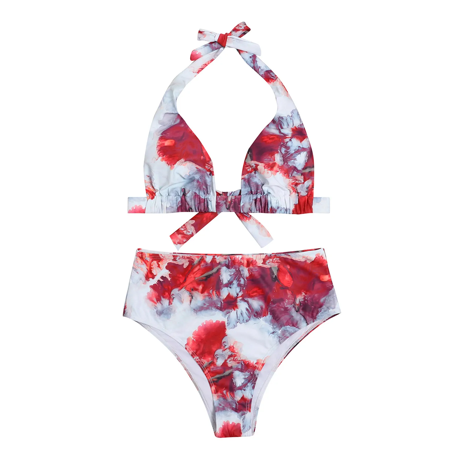 

Женские сиамские модные купальники с принтом, купальник пуш-ап, пляжная одежда, купальники, танкини, женские бразильские трусики