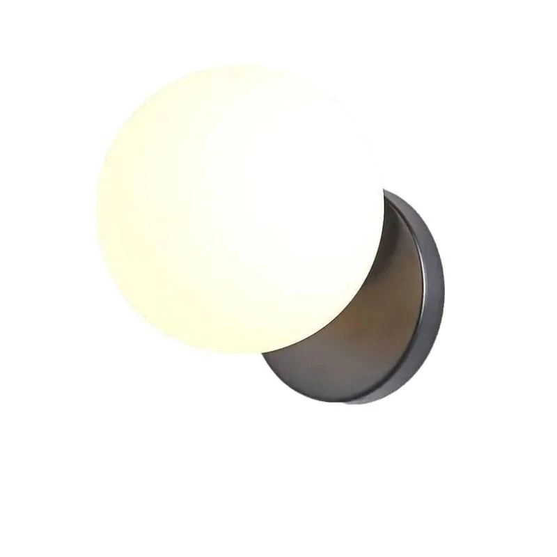 Новый простой современный светодиодный стеклянный настенный светильник для