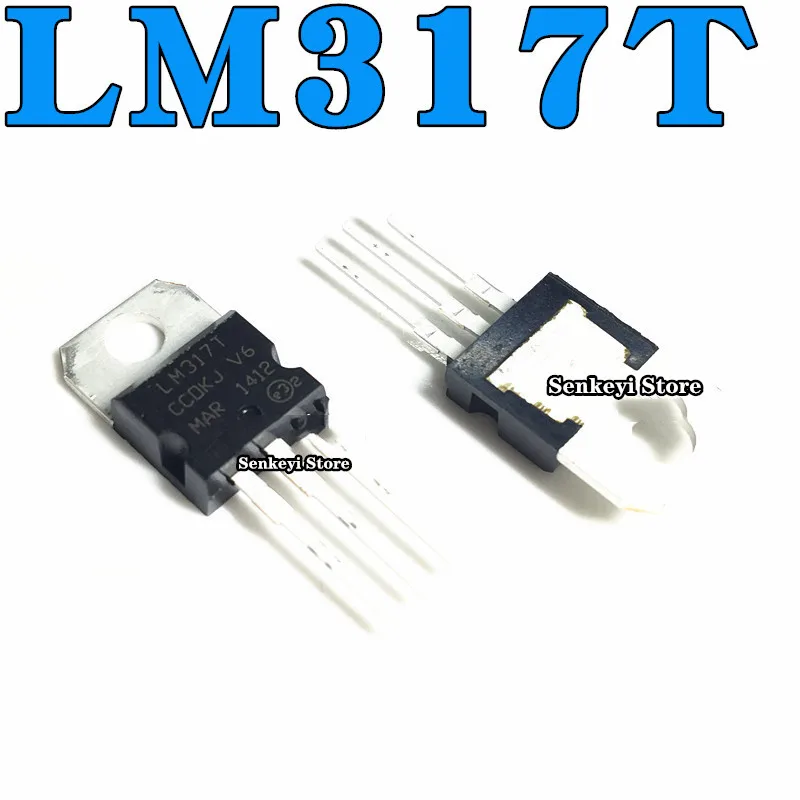 

New original straight plug transistor LM317 LM317T T0-220 adjustable three-terminal voltage regulator