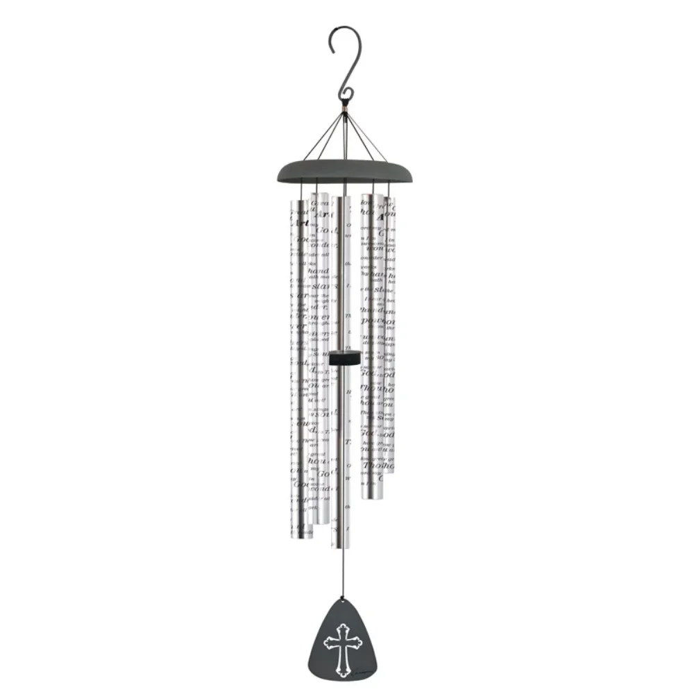 Carson 44 in. Signature Series Great Thou Art Wind Chime outdoor yard decoration