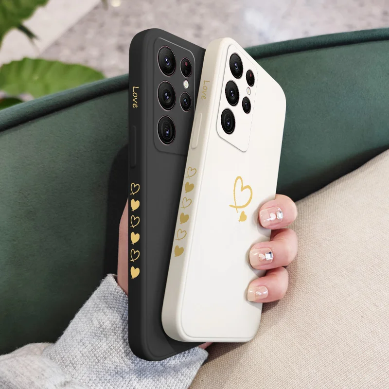 Gemini Love Phone Case For Samsung Galaxy S23 S22 S21 S20 Ultra Plus FE S10 S9 S10E Note 20 ultra 10 9 Plus Cover