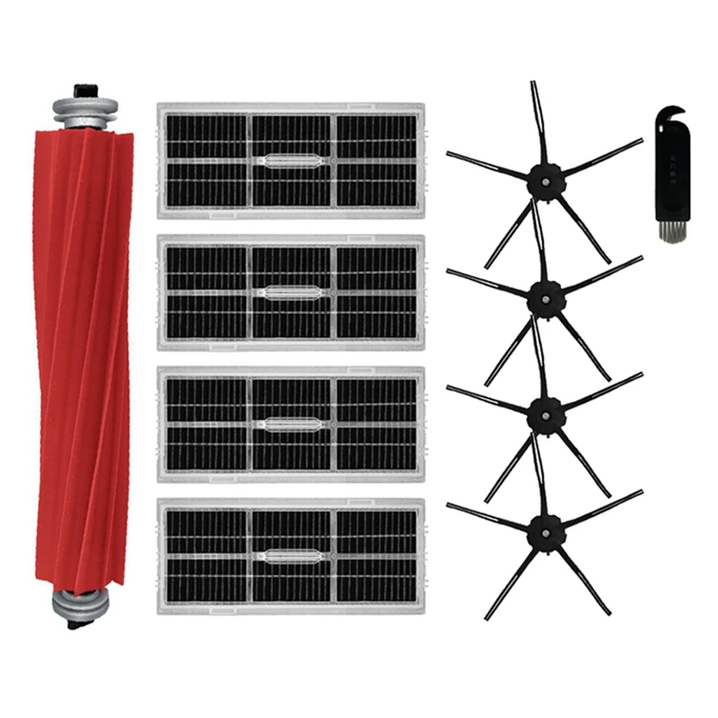 

Roller Side Brush Carbon Filter Plastic As Shown For Xiaomi Roborock S7 Maxv Ultra/T7S/T8plus G10