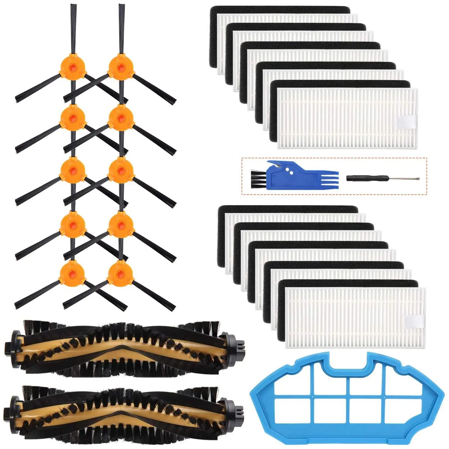 

Replacement Parts for Ecovacs Deebot N79 N79S DN622 500 N79W N79Se Robotic Vacuum Cleaner, Accessories Kit