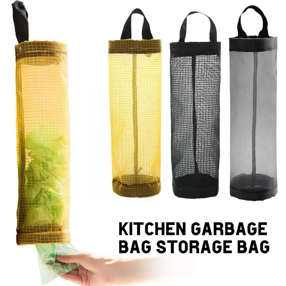 

Kitchen Bin Bag Storage Hanging Bag Plastic Bag Sorting Artifact Wall Hanging Storage Bag Shoe Cover Removable D0T1