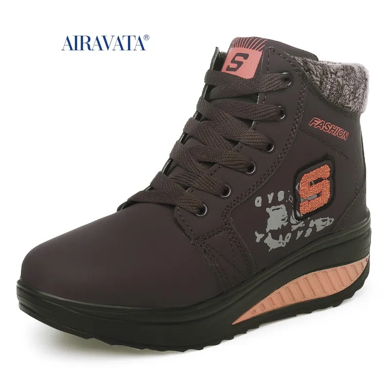Fashion Women Winter Sneakers Comfortable Soft Walking Shoes Plus Velvet Outdoor Warm Shake Shoes Thick Wear-resistant
