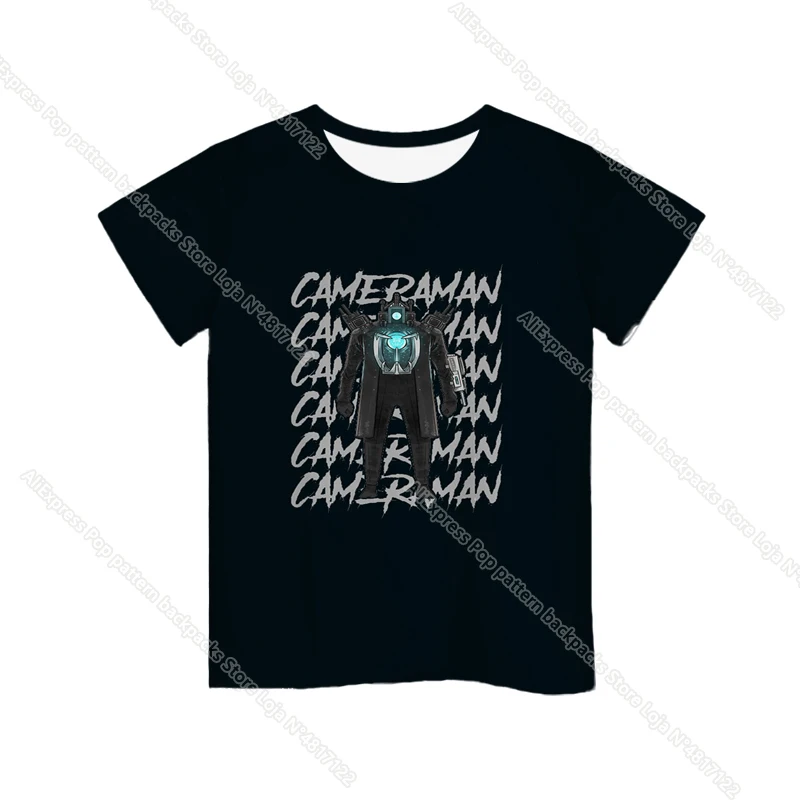 Футболка Skibidi унитаз для детей шорты с камерой мальчиков и девочек детская летняя