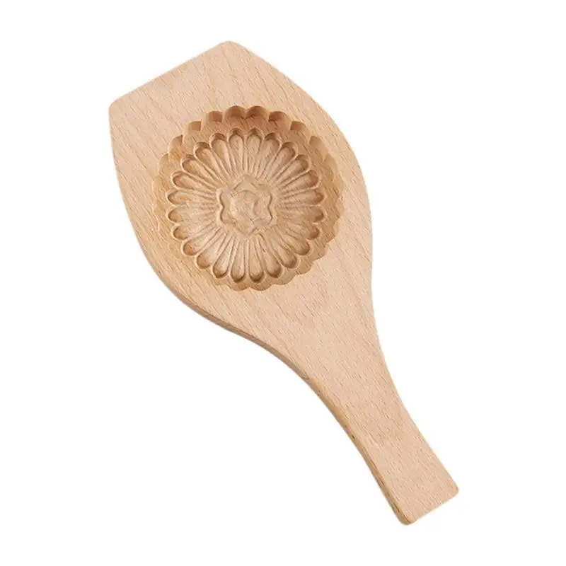 

Mooncake Molds For Baking Wooden Flower Shaped Mould Press Moon Cake Muffin Biscuit Chocolate Baking Decoration Mould Handmade