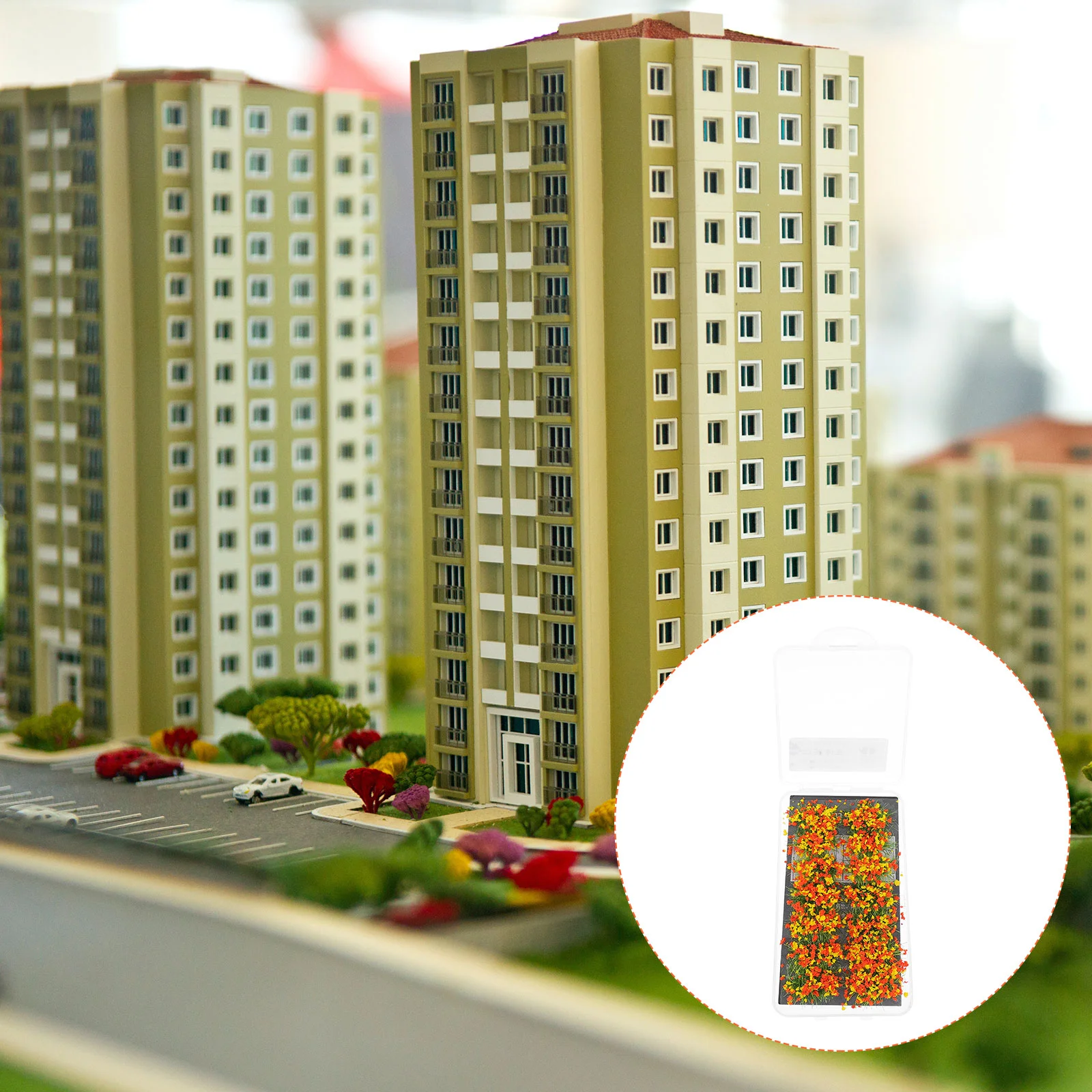 Сарай для травы строительная модель кусты мини-цветочный кластер набор декора