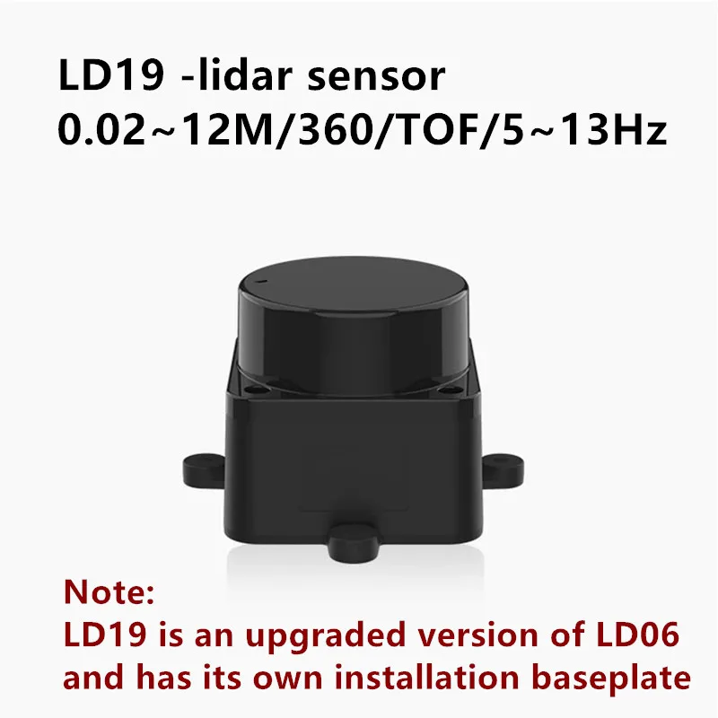 LDROBOT LD06 и LD19 TOF Лазерный Радар Lidar сканер 360 ° датчик времени полета - купить по