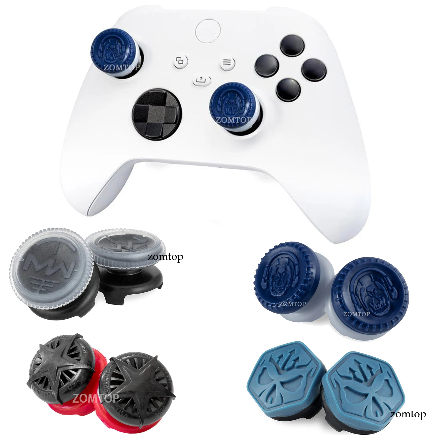 

Контроллер ZOMTOP для Xbox One, геймпад Xboxone, CQC FPS, аналоговые удлинители кнопок, резиновая крышка джойстика, аксессуары
