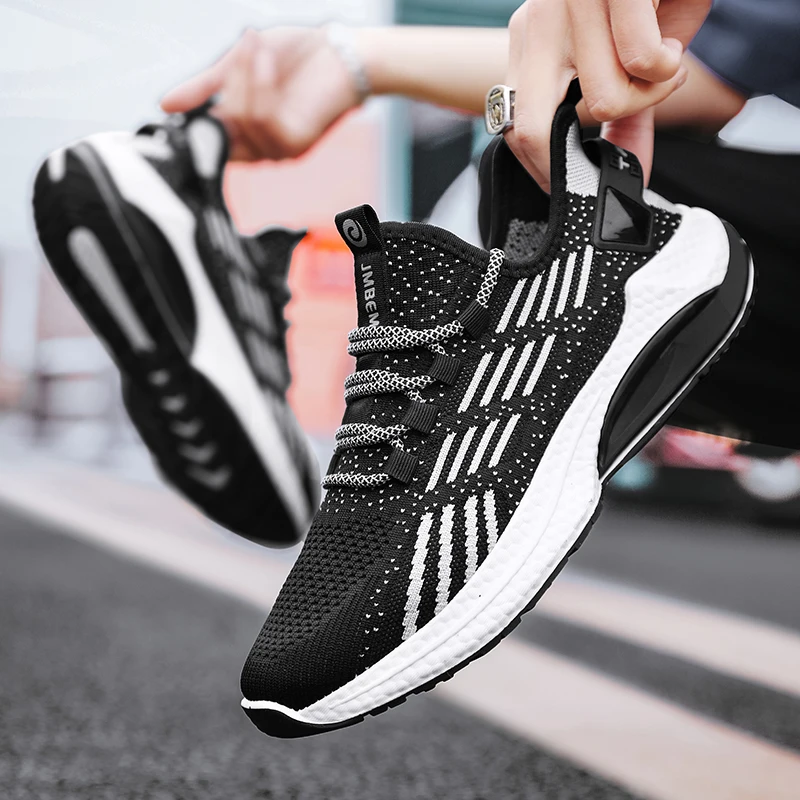 Casual Men's Sneakers Summer Lightweight Breathable Sports Shoes Free Shipping 2023 Fashion Footwear Male Gym Training Shoes