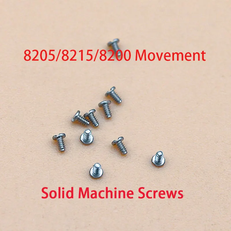 4PCS Fixing Screws Fixed Machine Chips Fit for 8200 8215 8205 Watch Movement Assemble Aftermarket Replace Movt Parts