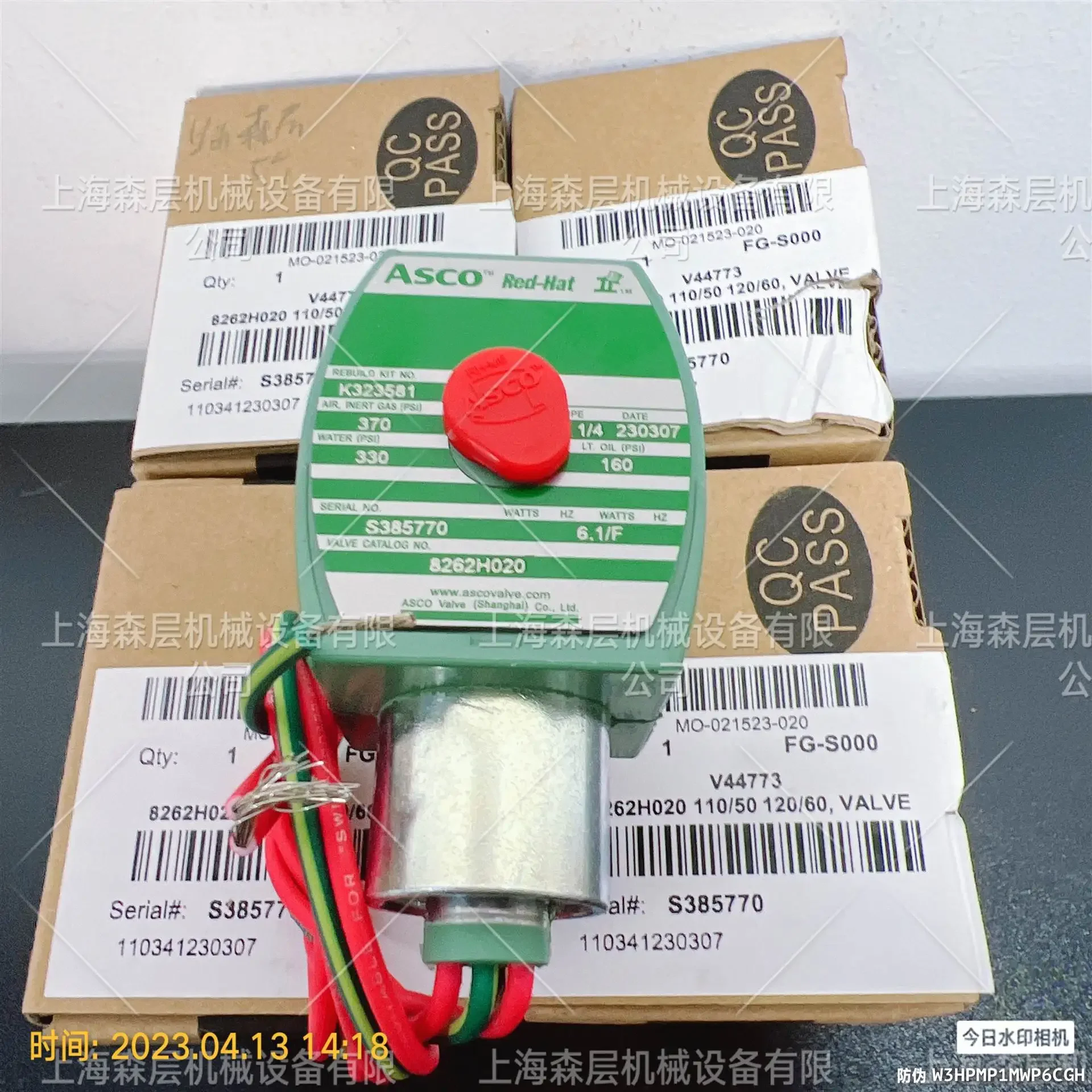 Фото Новый оригинальный электромагнитный клапан ASCO SCG531C001MS от Shanghai Senlayer, в наличии большое количество, модель 2026 года №3