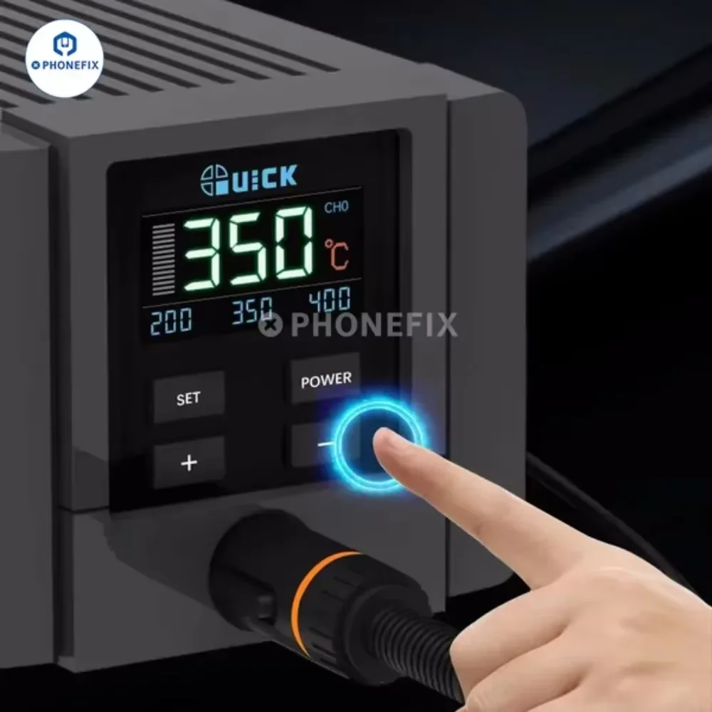 Паяльная станция QUICK TS11 умный наконечник для паяльника с цветным HD экраном