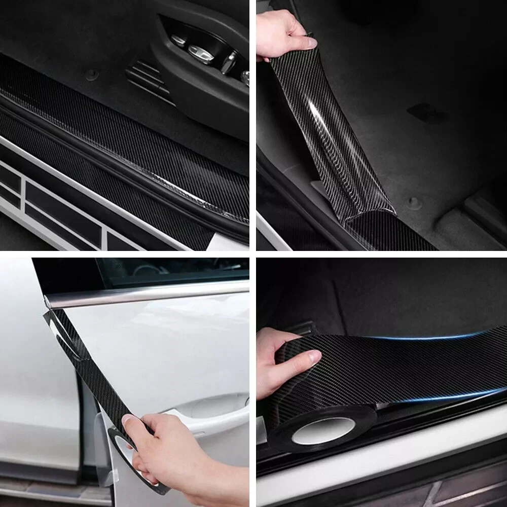 

Carbon Fiber Vinyl Film Tape 10cm*3m Anti Scratch Car Parts Protection