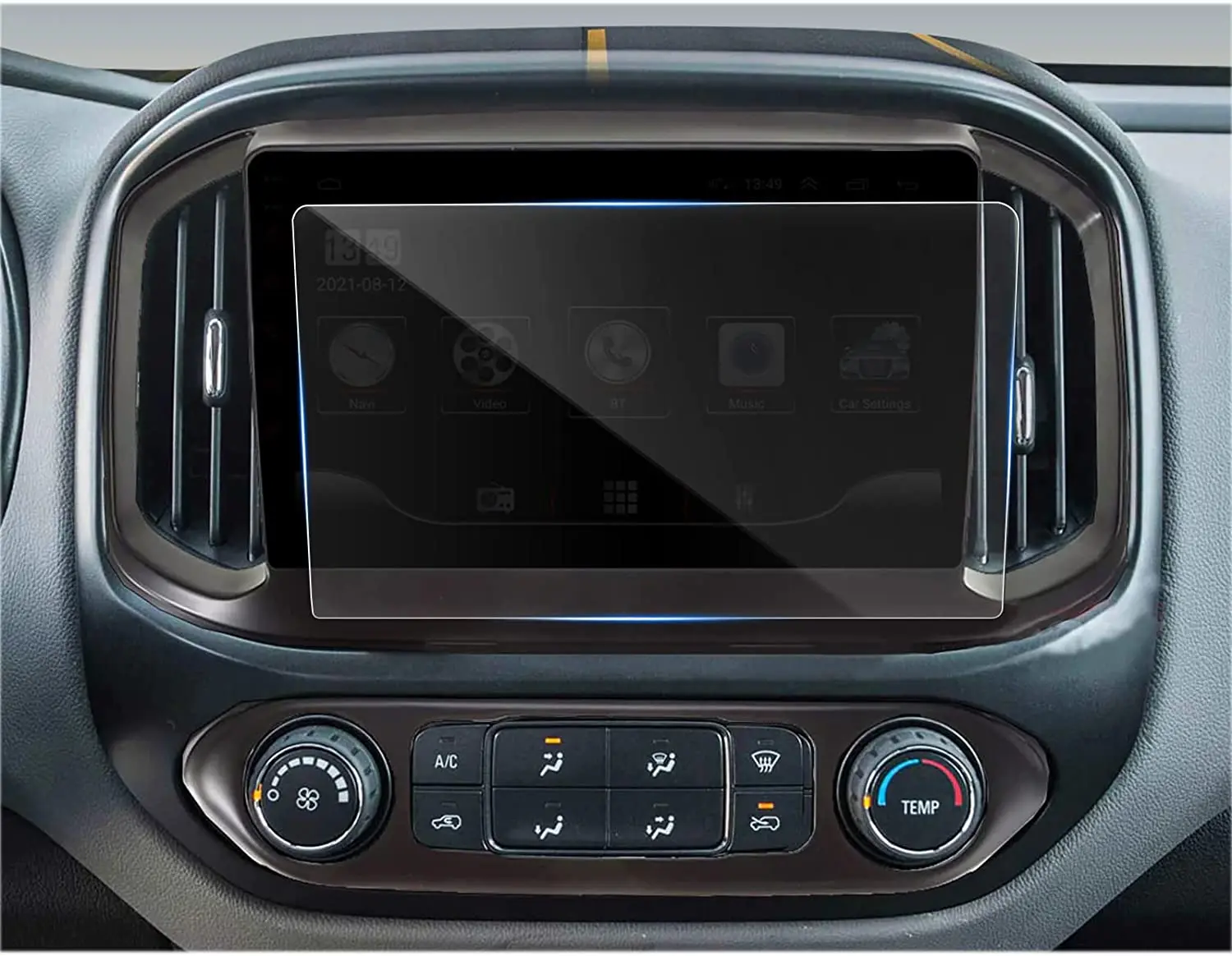 

Tempered glass film protector For Chevrolet Suburban Tahoe 2015-2018 2019 2020 8INCH Navigation Center Screen Protective film