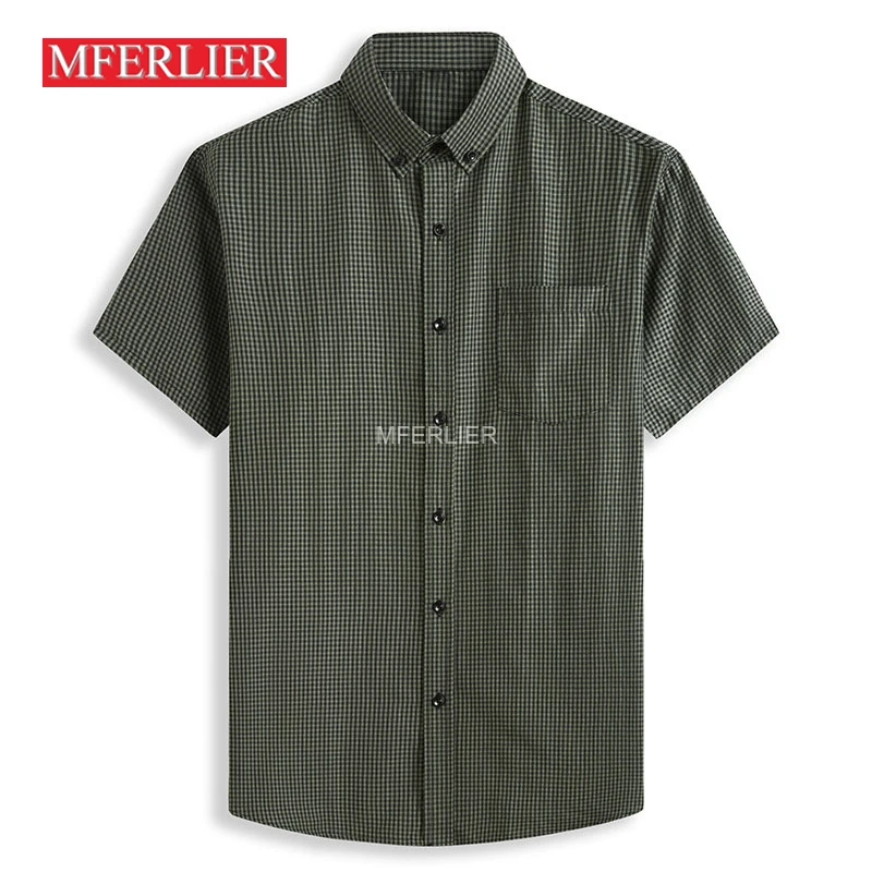 

Summer Large Size Shirts 10XL 160kg 9XL 8XL Cotton Plus Size Men Shirt