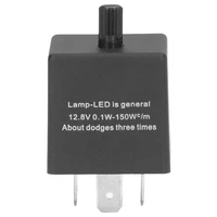 adjustable led flasher relay abs portable waterproof car flash relays 3 pin for controlling new