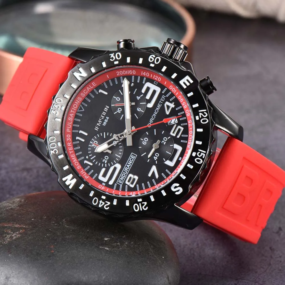 

Original Brand Mens Watches Luxury Top Quality Multifunction Sports Wterproof Watch Automatic Date Chronograph Quartz AAA Clcok