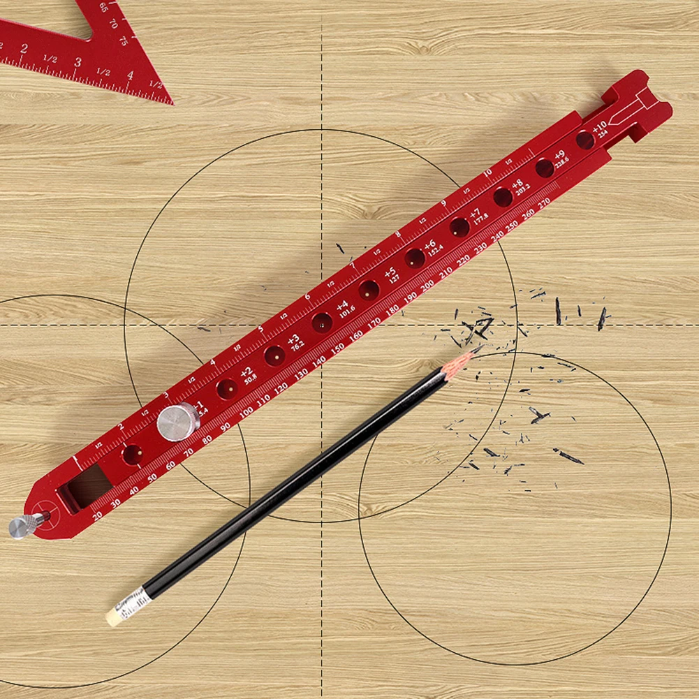 

340/164mm Woodworking Scribe Gauges Drawing Compass High Precision Adjustable Measurement Circular Drawing Industrial Tools