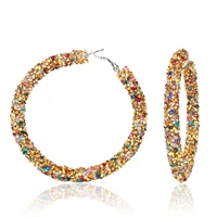 hot sale hoop earrings crystal hoop earrings for women gift fashion jewelry wholesale dropshipping gift for wemen