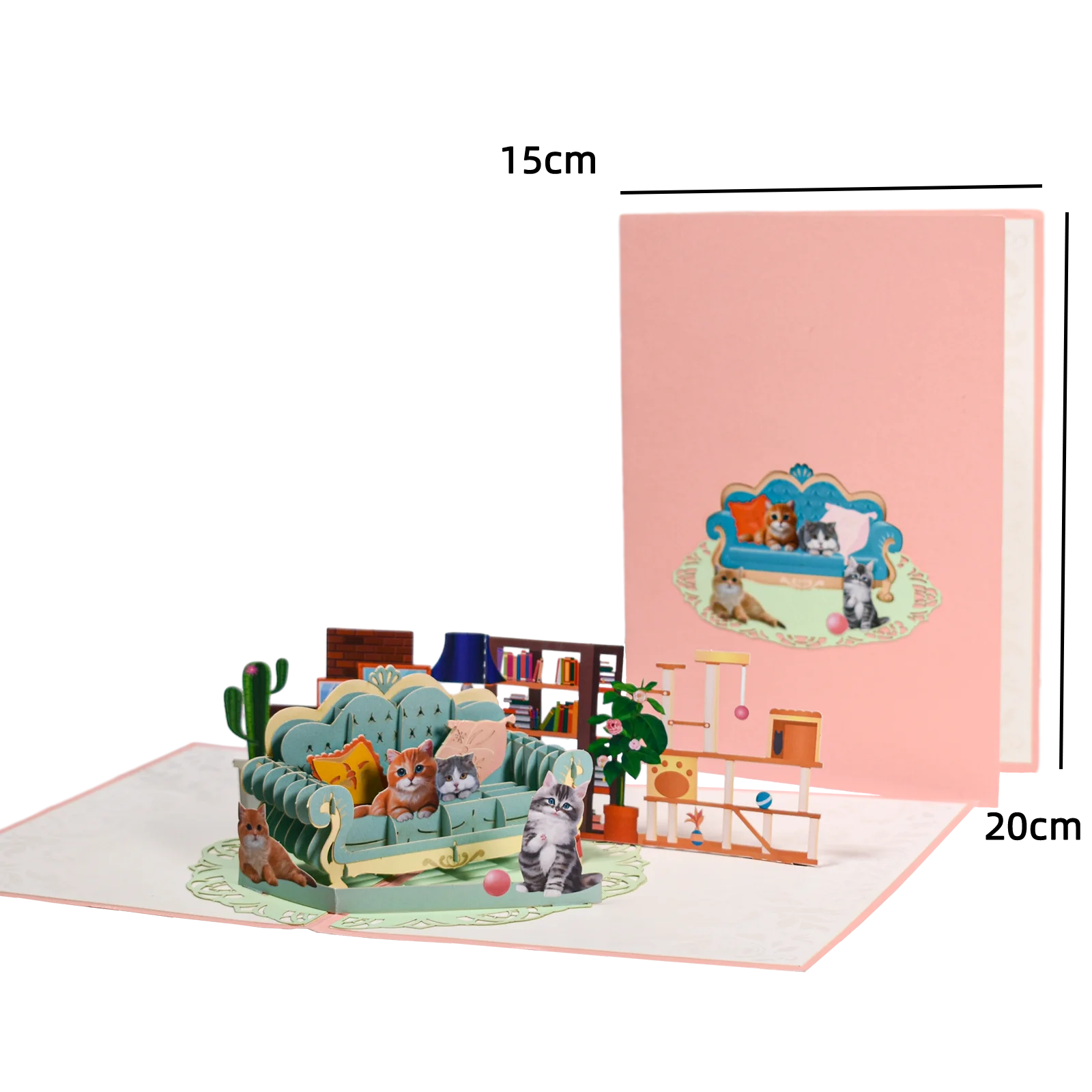 

3D открытка с животными Magic Ants