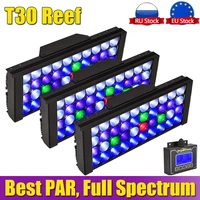 3pcs popbloom marine aquarium lighting full spectrum aquarium lamp with best par for 150cm reef coral spslps fish tank lights