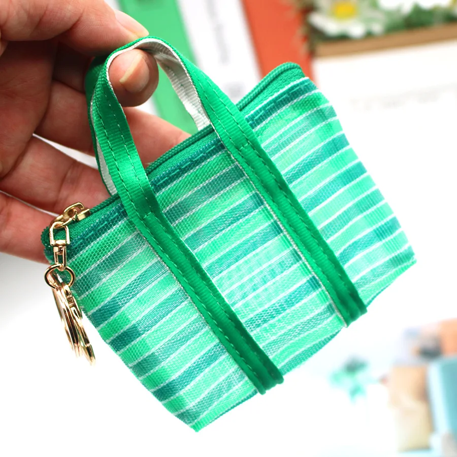 1 шт. брелок для ключей сумка рыболовной сети корзина овощей мини-кошелек монет