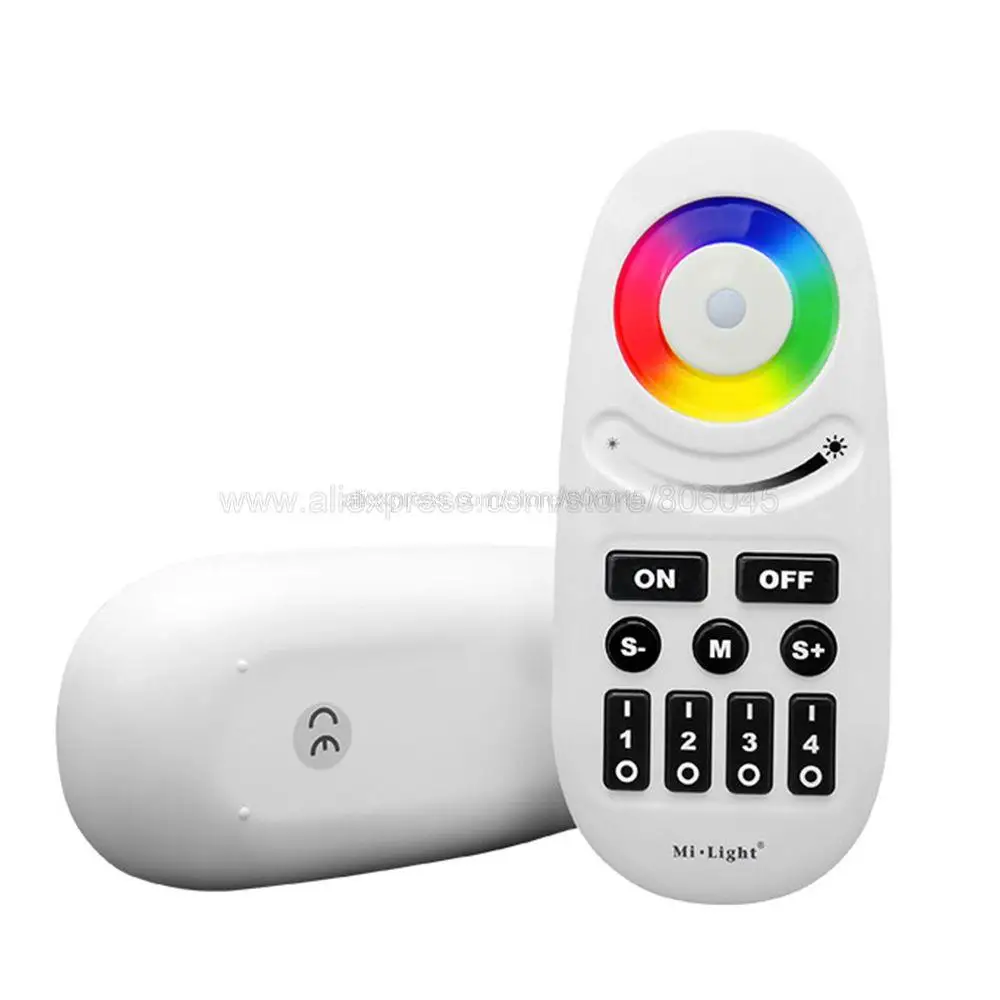 Фото Mi.Light 2.4G FUT095 FUT096 FUT096-B Button/Touch Screen RGBW RF 4-Zone Wireless LED Remote Controller for RGBW Bulb or Strip №4