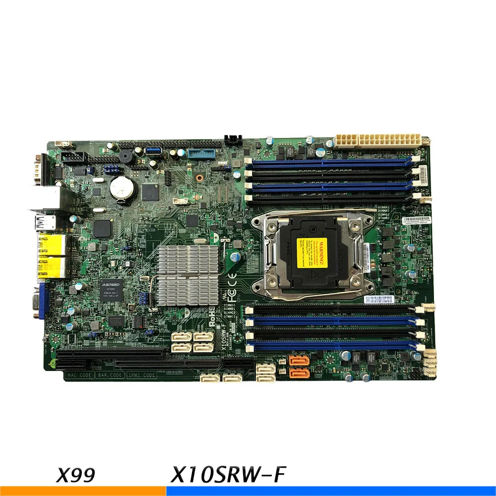 

Original Server Motherboard For Supermicro X10SRW-F X99 DDR4 Good Quality Hot