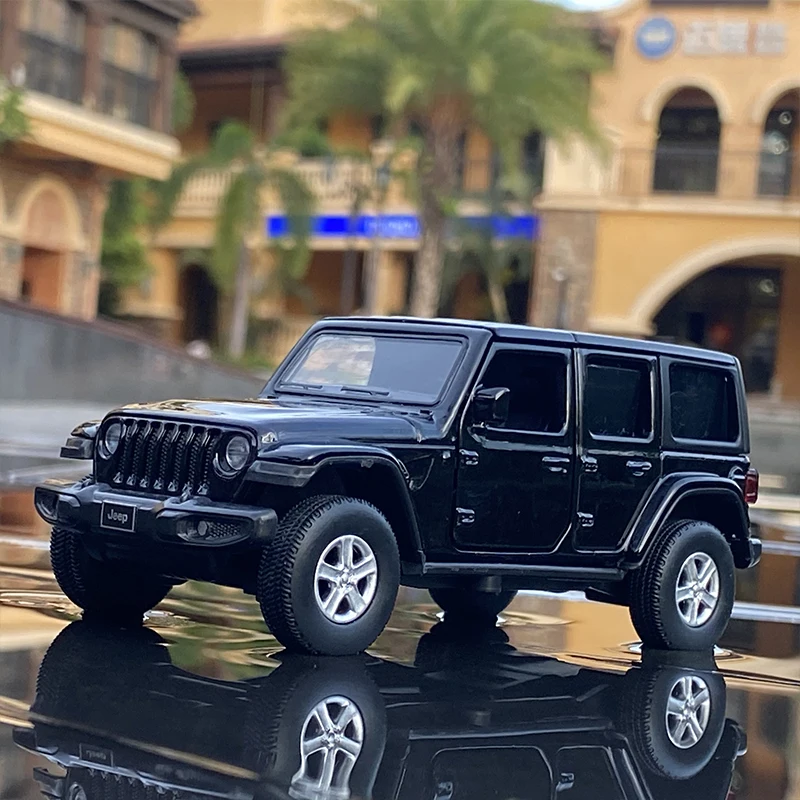 Коллекция 1/36 модель автомобиля Jeeps Wrangler Rubicon из сплава литой металлический